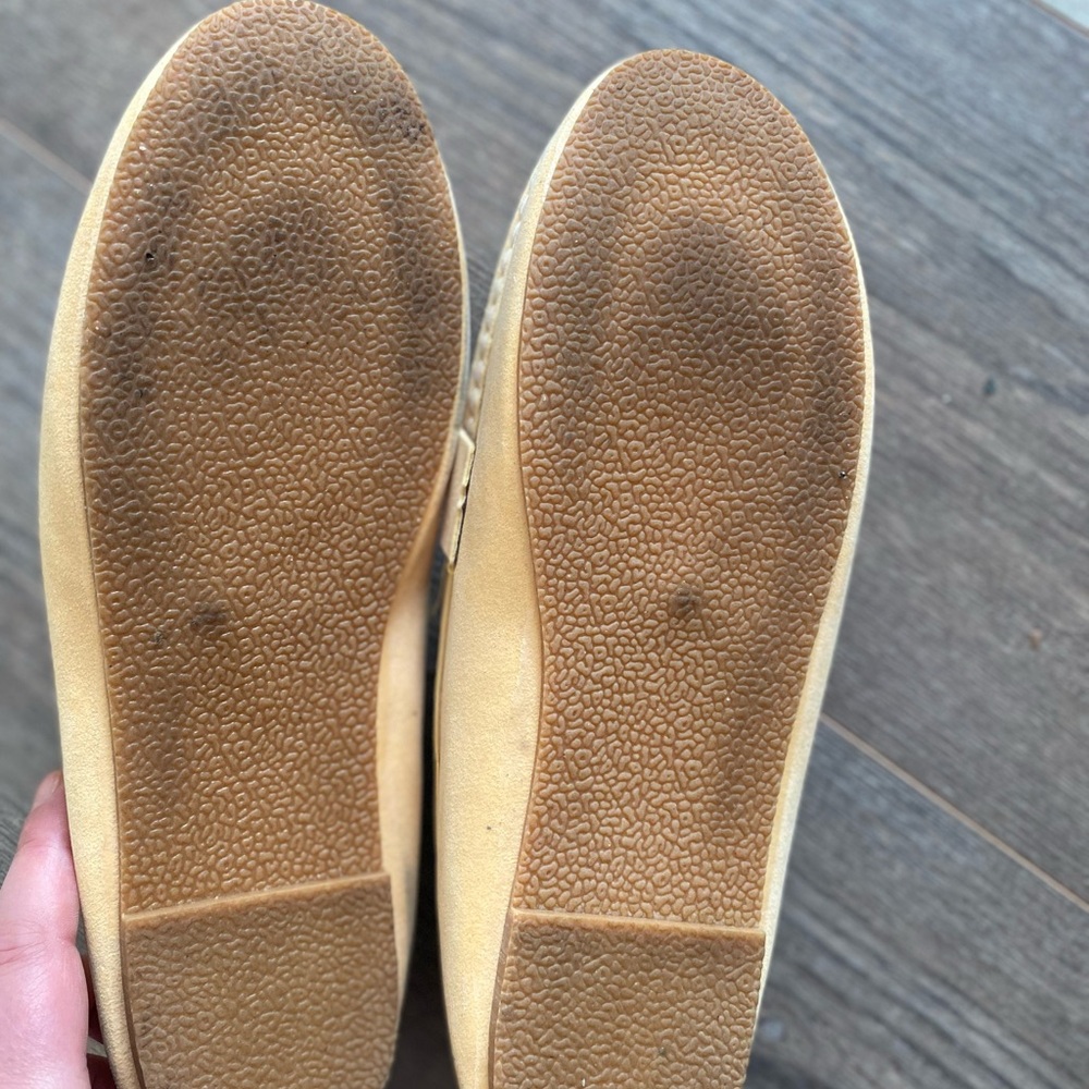 YELLOW LOAFERS FLATS SLIPON SHOES - Picture 10 of 11